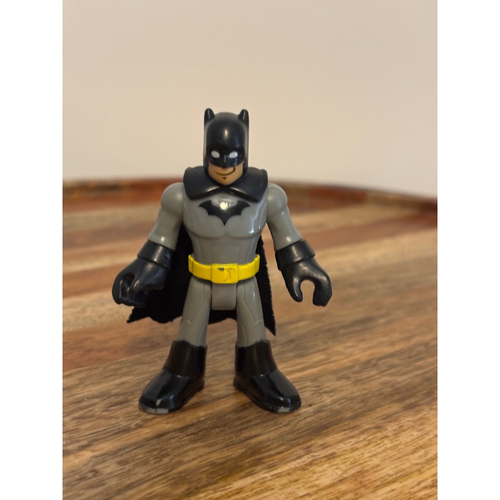 Fisher-Price Imaginext DC Super Friends Batman Grey Black Suit Action Figure